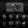Cross-border 4-inch car dashcam, high-definition night vision vehicle monitoring, dual-recording front and rear dual-lens reversing camera Specification image